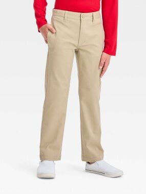 Cat & Jack Khaki Straight Leg Pants